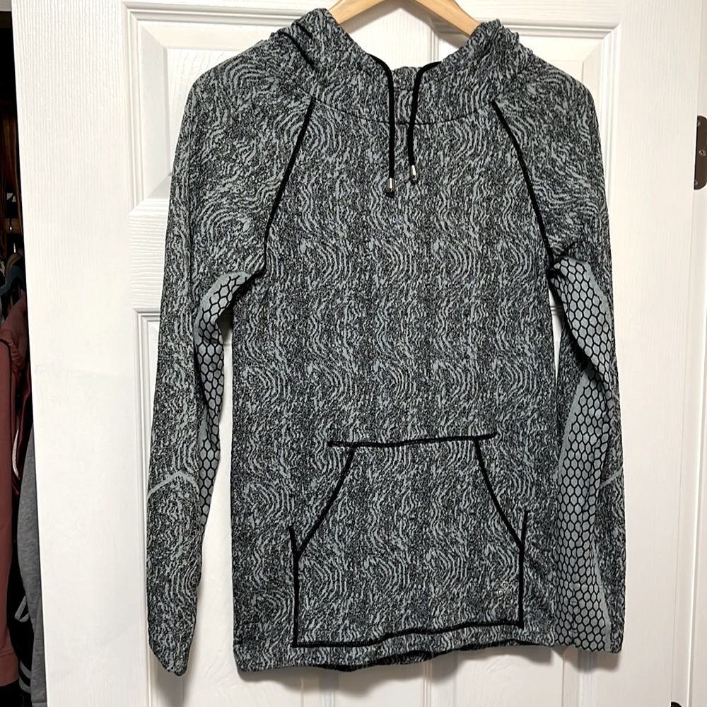 Hoody. Grayish Blue and Black